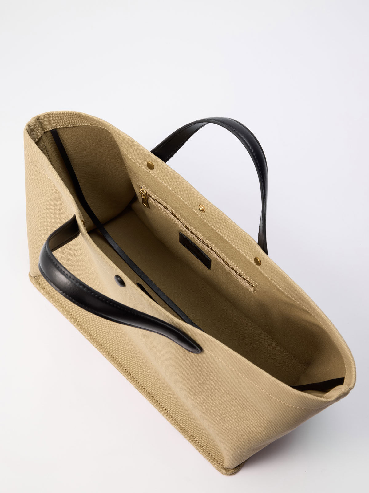 Сумка TOTE из канвы (бежевый)