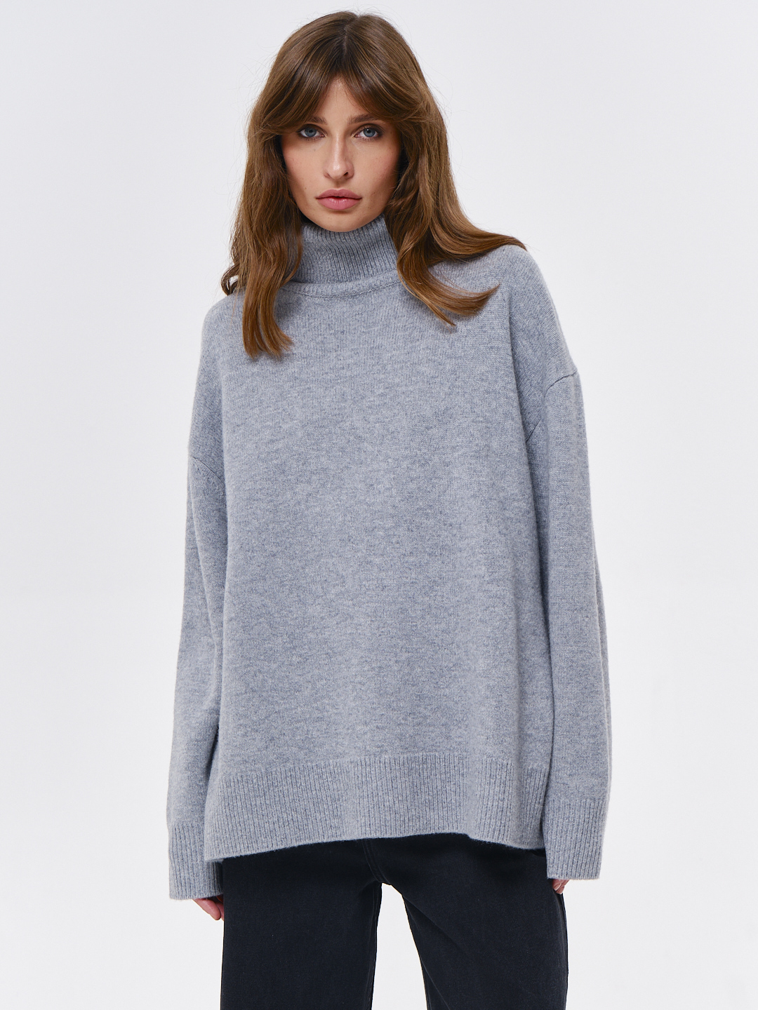 Свитер 100% WOOL (серый) old