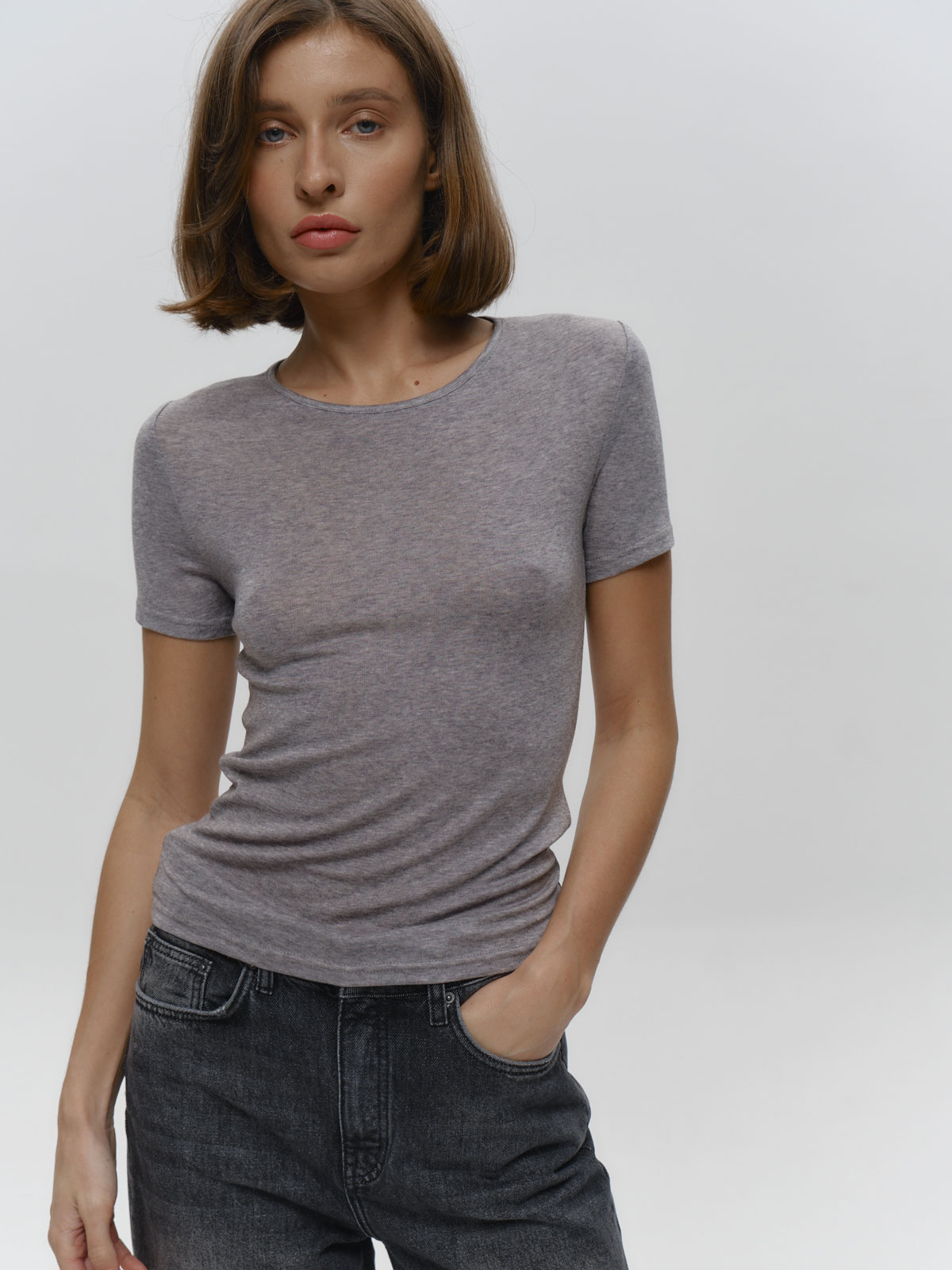 Футболка RELAX SLIM FIT (серый)