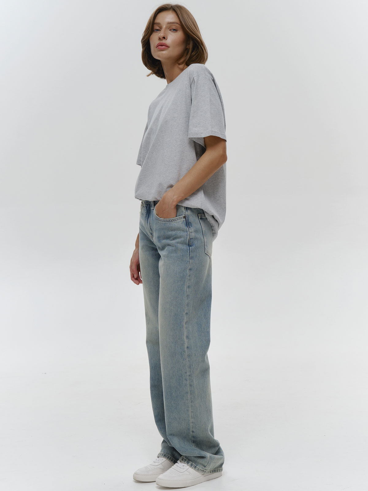 Джинсы LOOSE VINTAGE (индиго)