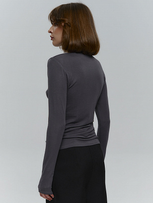 Лонгслив SLIM FIT (графит)