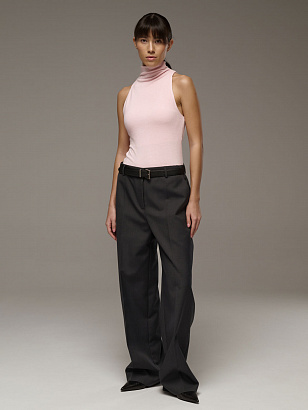 Топ с воротом SLIM FIT (сакура)