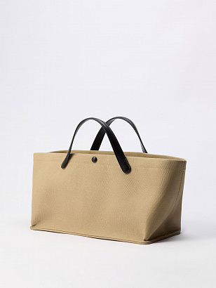 Сумка TOTE из канвы (бежевый)