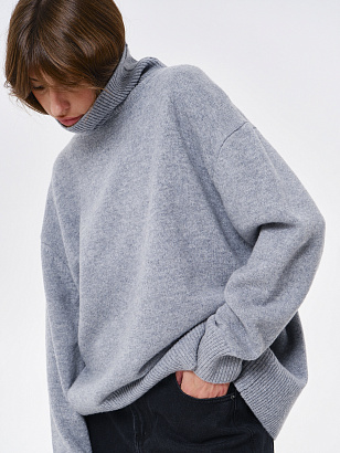 Свитер 100% WOOL (серый) old