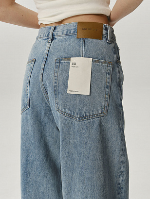 Джинсы WIDE LEG HIGHT RISE (голубой)